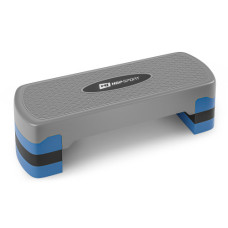 Степ платформа 3-ступінчаста Hop-Sport HS-PP020AS сіро-синя